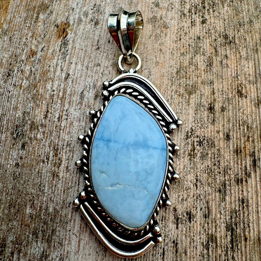 Owyhee Blue Opal Pendant